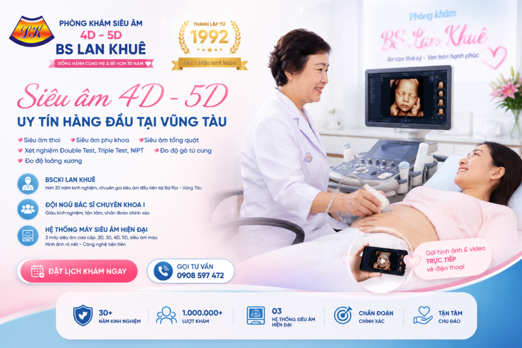 Khám thai • Siêu âm 4D • Siêu âm 5D • Siêu âm tổng quát • NIPT • Double Test • Triple Test